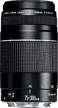 Photo of Canon EF75 - 300 mm F 4.0 - 5.6 3 Zoom Lens
