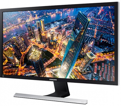 Photo of Samsung 28" 4K Ultra HD LED Monitor - Black and Silver