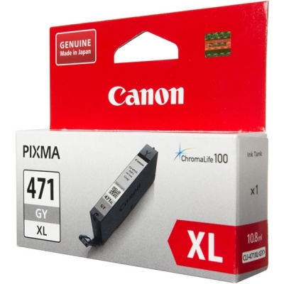 Photo of Canon CLI-471 GY EMB - Grey Ink Cartridge
