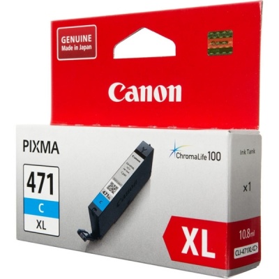 Photo of Canon CLI-471XL C EMB - Cyan Ink Cartridge