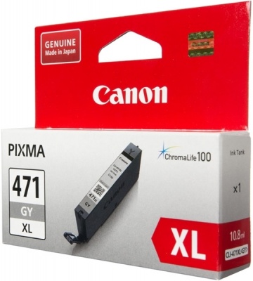 Photo of Canon CLI-471XL GY EMB - Grey Ink Cartridge