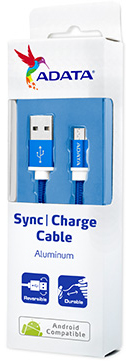 Photo of ADATA - 1m Micro USB Sync Charge Cable - Blue