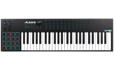 Photo of Alesis VI49 Advanced 49 Key USB MIDI Keyboard Controller with Pads
