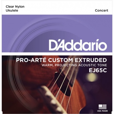 DAddario DAddario EJ65C Pro Arte Custom Extruded Concert Nylon Ukulele Strings