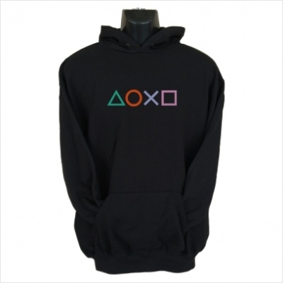Photo of PS4 Buttons Womens Hoodie Black