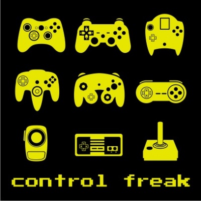Control Freak Mens T Shirt Black