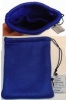 Gallant Hand Gamers Gear Fleece Two-Pocket Dice Bag - Royal Blue Photo