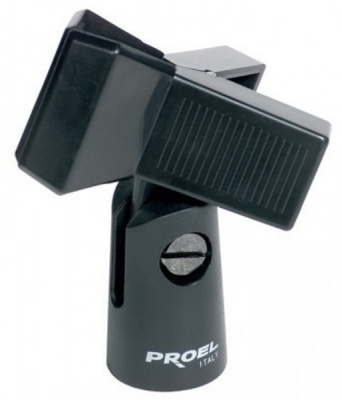 Photo of Proel APM30 ABS Spring Loaded Microphone Clip Holder