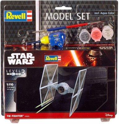 Photo of Revell - 1/110 - Star Wars - TIE Fighter [Includes brush glue & paints]