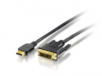 Photo of Equip Cable - HDMi to DVI 2.0m Black