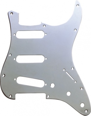 Photo of Fender 11-Hole Modern-Style Plated Brass Stratocaster SSS Pickguard