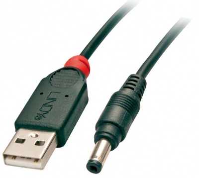 Photo of Lindy 1.5m USB to 4.8/1.7mm DC Adapter
