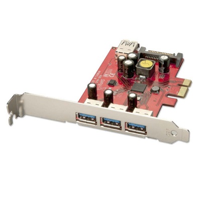 Photo of Lindy PCI Express 3port USB3.0 Card -1 Internal