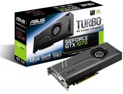 Photo of ASUS Turbo GeForce GTX1070 8GB DDR5 Graphics Card