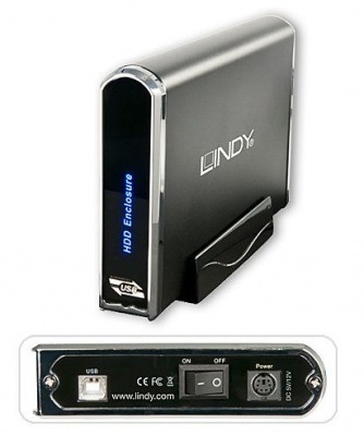 Photo of Lindy 3.5" IDE - SATA to USB2.0 Enclosure