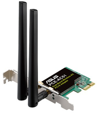 Photo of ASUS PCE-AC51 dual-band wireless-AC750 piecesI-E adapter