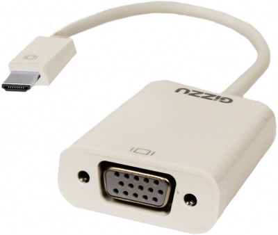 Photo of Gizzu HDMI to VGA with Audio Adapter - White