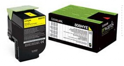 Photo of Lexmark - Yellow High Yield Laser Toner Cartridge