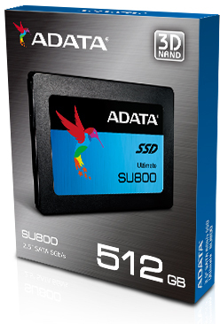 Photo of ADATA Ultimate SU800 512GB 2.5" SATA 6Gb/s Solid State Drive