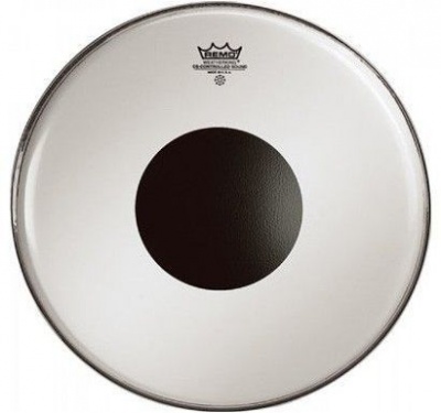 REMO CS 1224 10 24 Controlled Sound Smooth White Bass Drum Batter Drum Head with Black Dot