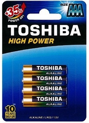 Photo of Toshiba Batteries - Toshiba AAA High Power Alkaline Batteries