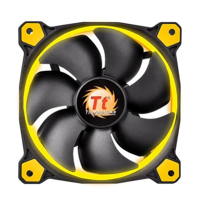Photo of Thermaltake Tt eSports Riing 14 High Static LED Fan - Yellow