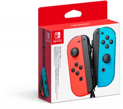 Photo of Nintendo Joy-Con Controller Pair - Neon Blue/Neon Red