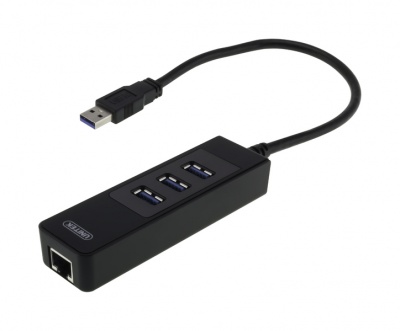 Photo of Unitek USB3.0 3-Port Hub with 1-Gigabit Lan Port