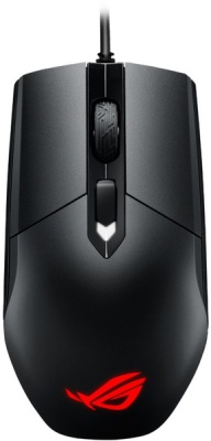Photo of ASUS - ROG Strix Impact USB Optical 5000DPI Ambidextrous Mouse - Black