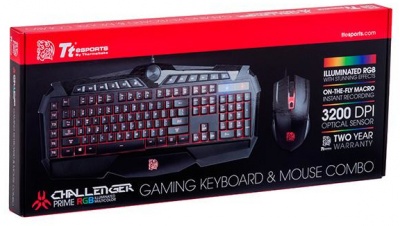 Photo of Tt eSPORTS CHALLENGER Prime RGB Gaming Keyboard and Mouse Combo