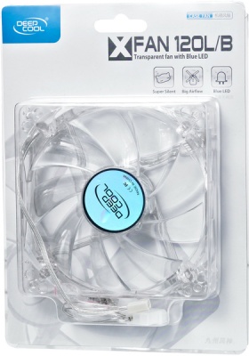 Photo of DeepCool XFAN 120 L/B Transparent Case Fan - Blue LED