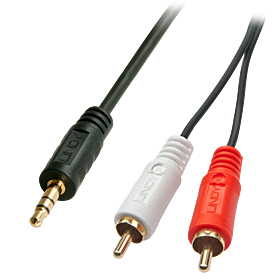 Photo of Lindy 10m 2 x RCA 3.5 mm Stereo Cable