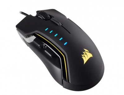 Photo of Corsair - Glaive RGB Optical Gaming Mouse - Black