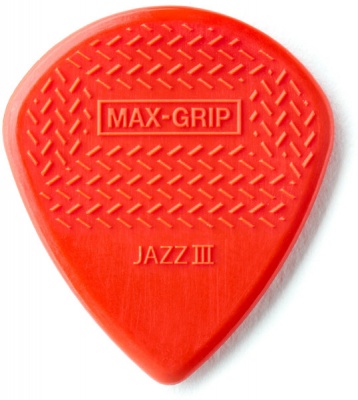 Photo of Dunlop 471P3N Maxi-Grip Jazz 3 Nylon Guitar Pick
