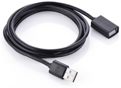 Photo of Ugreen 1m USB Type-A Male to USB Type-A Female USB 2.0 Extension Cable - Black