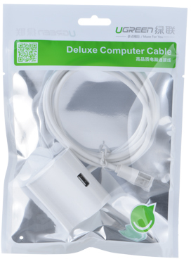 Photo of Ugreen 1.5m USB 2.0 Extension with Cradle - White