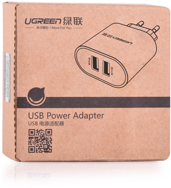 Photo of Ugreen 2-Port 3.4A USB Wall Charger - Black
