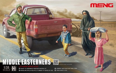 Photo of Meng Model - 1/35 - Middle Easterners in Street