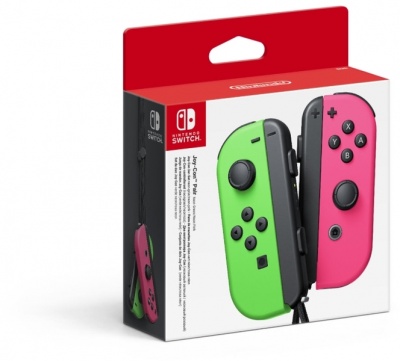 Photo of Nintendo Joy-Con Controller Pair - Neon Green/Pink