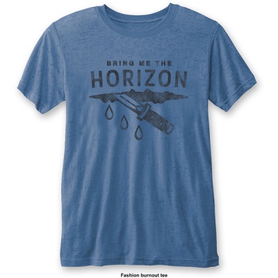 Photo of Bring Me The Horizon - Wound Mens Burnout Mid Blue T-Shirt