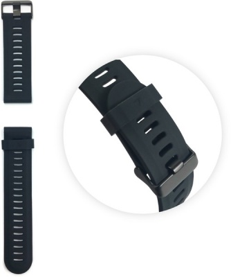Photo of Tuff Luv Tuff-Luv Garmin Fenix 3 Tactix Silicone Wrist Watch Strap - Black