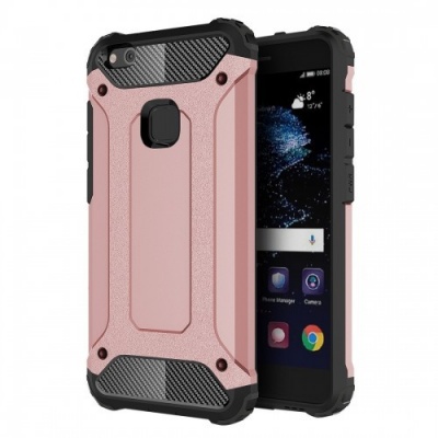 Photo of Tuff Luv Tuff-Luv Tough Armour Layered Case for Huawei P10 Lite - Rose Gold