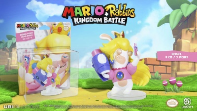 Mario Rabbids Kingdom Battle Rabbid Peach 3 Figurine
