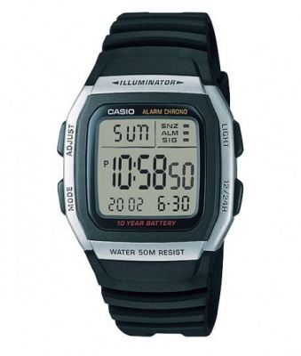 Photo of Casio 10 Year Battery 50m WR Digital Watch - Black