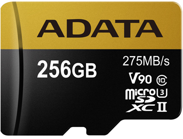 Photo of ADATA - Premier ONE V90 128GB miCroSDXC with SDXC adapter Memory Card