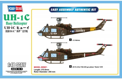 Photo of Hobbyboss 1:48 - UH-1C Huey Helicopter