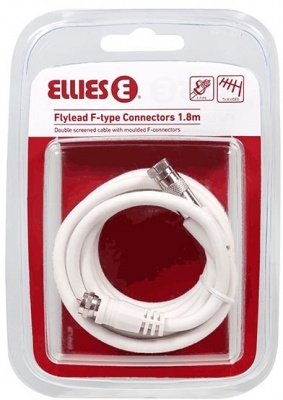 Photo of Ellies 1.8m F Type Connector Flylead