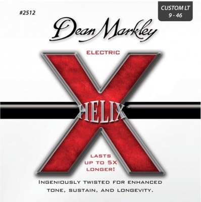 Photo of Dean Markley 2512 Helix Electric 9-46 Custom Light Electric Guitar Strings