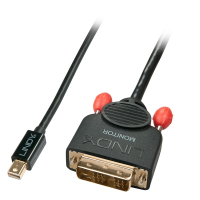 Photo of Lindy 1m Mini Disp to Dvi-D Cable Black