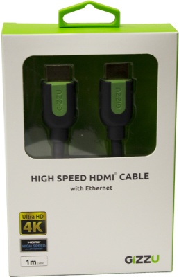 Photo of Gizzu High Speed HDMI Cable with Ethernet - Black